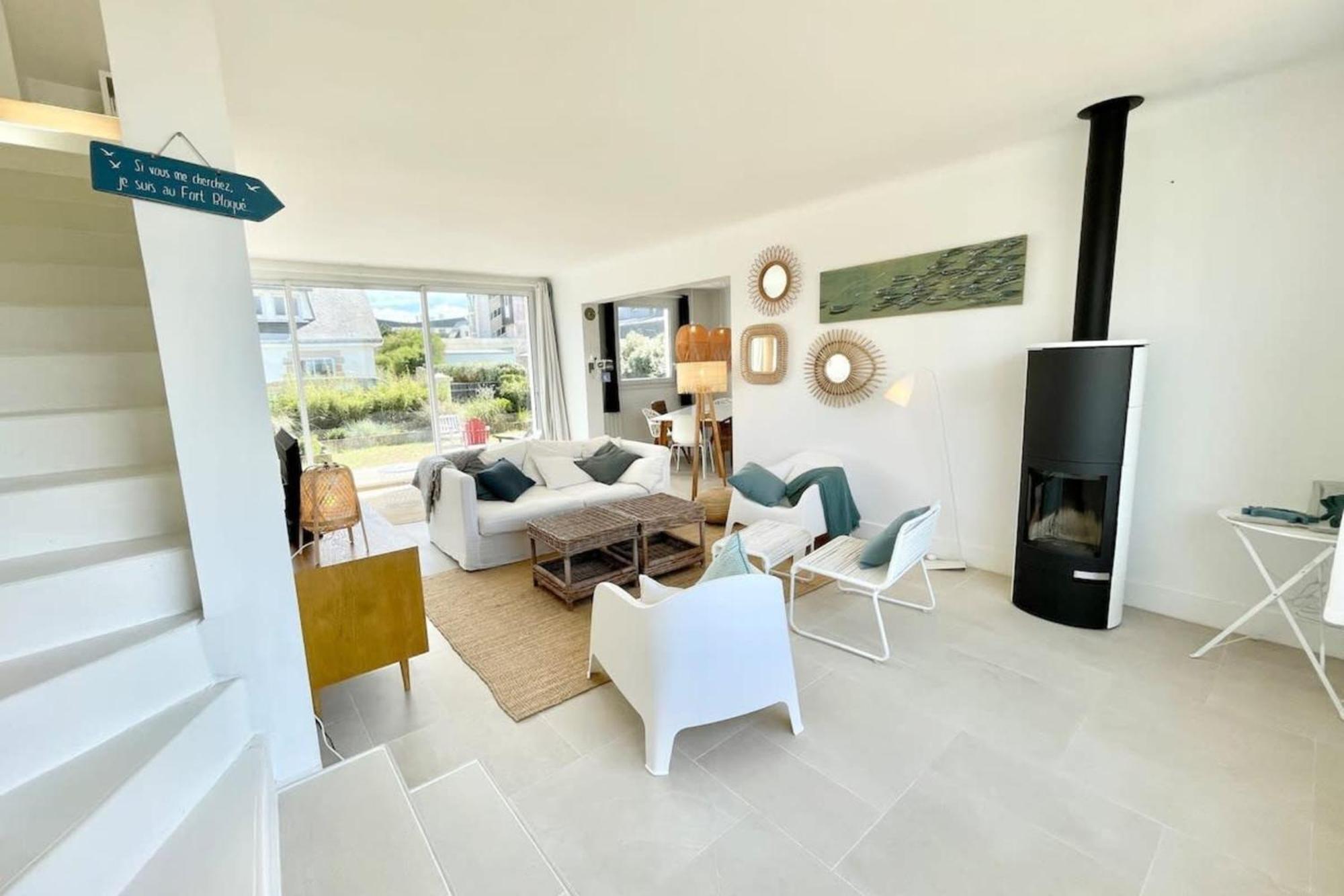 Maison Ultra Coconning Jardin Face Aux Plages Ploemeur Exterior foto