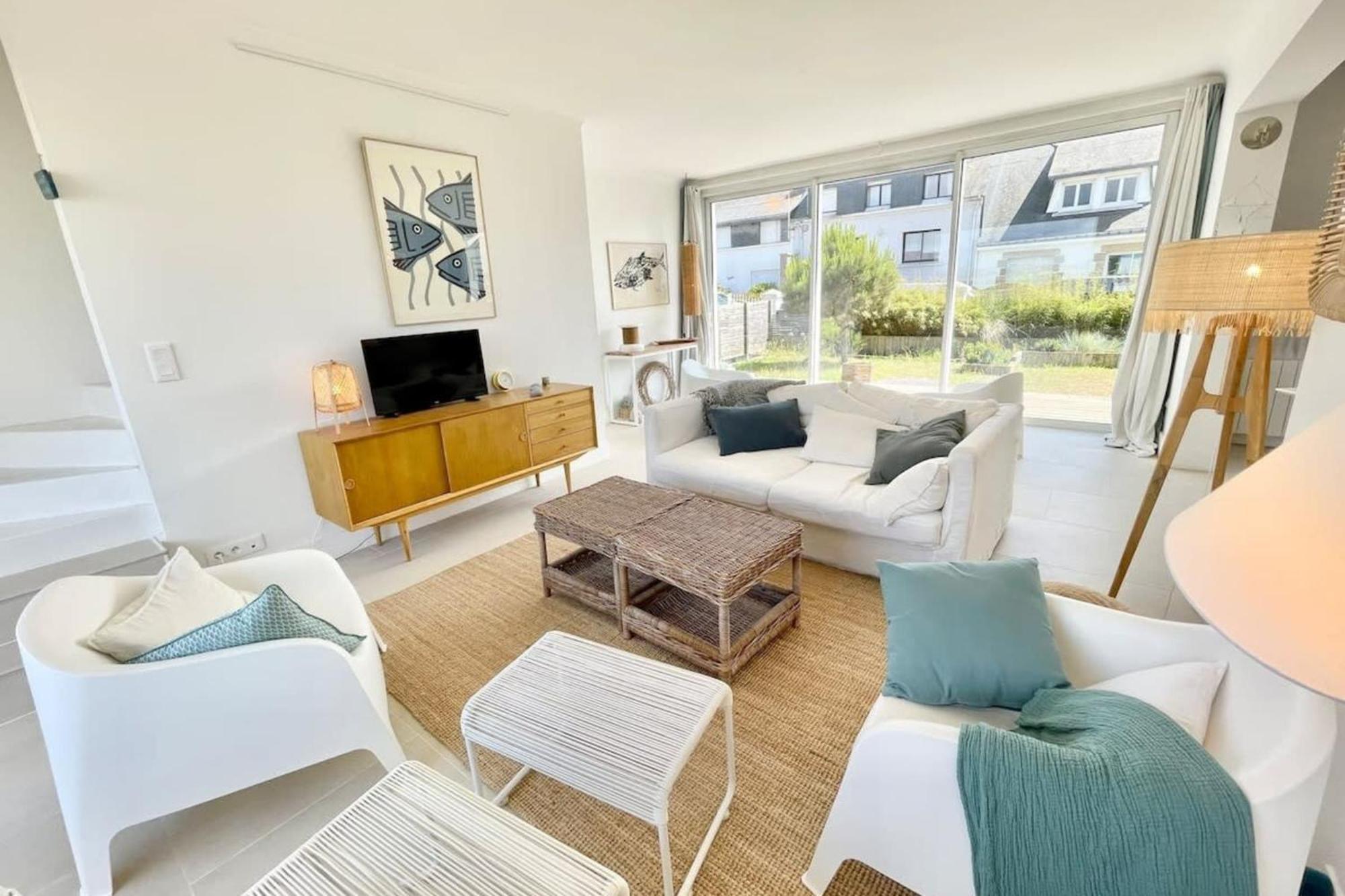 Maison Ultra Coconning Jardin Face Aux Plages Ploemeur Exterior foto